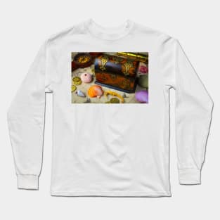 Pirate Chest And Seashells Long Sleeve T-Shirt